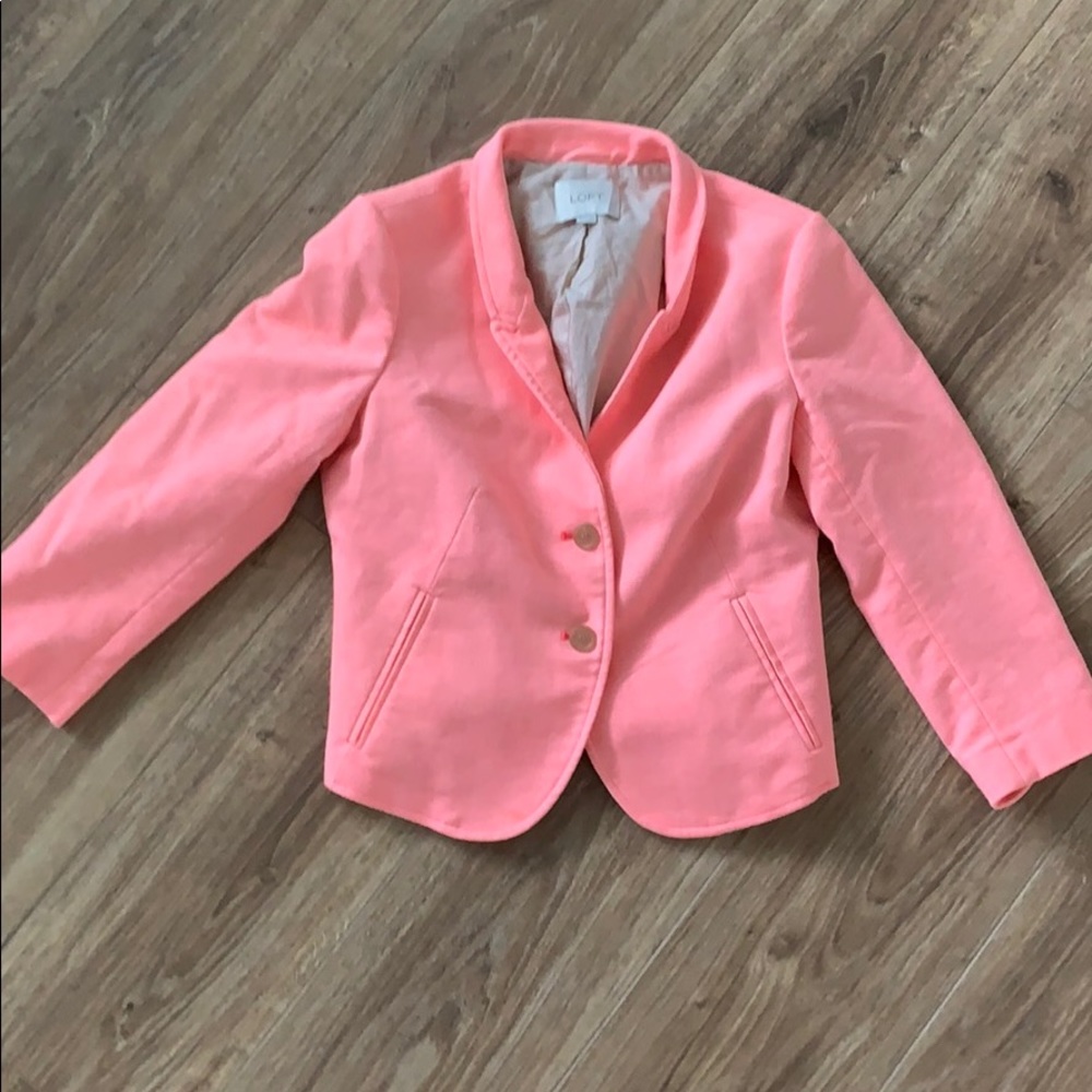 Beautiful coral blazer
